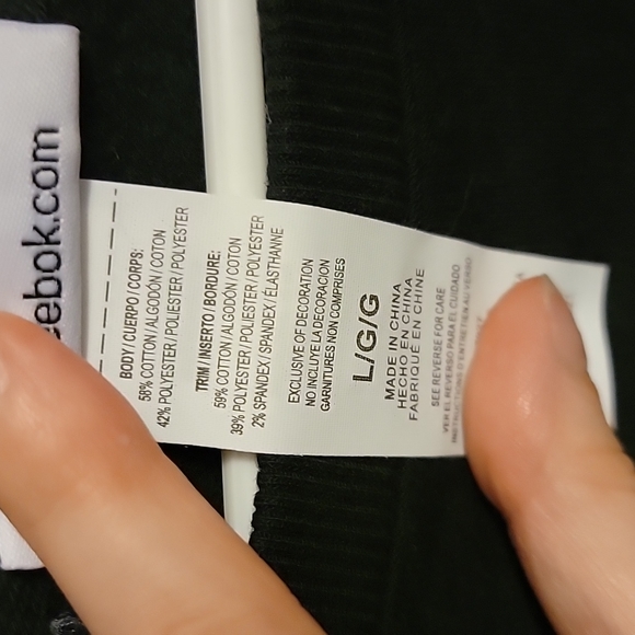 Reebok Sweatshirt Sz L - Picture 3 of 5